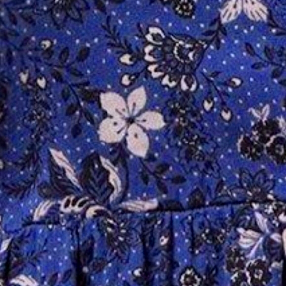 ❤️NWT VINTAGE TORRID CAMI - FLORAL PRINT - BABYDOLL SURPLICE LACE TRIM TANK - Picture 2 of 16